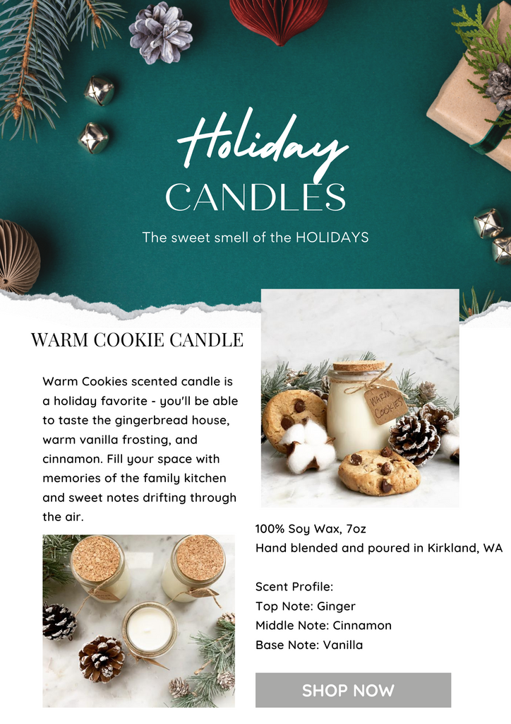 Our New Hand Poured Holiday Candle