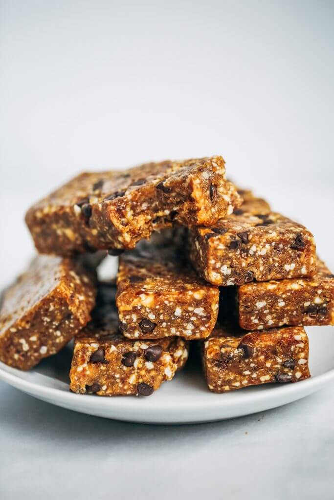 No-Bake Chocolate Chip Cookie Dough Bars