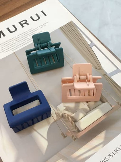 Square Claw Hair Clip (7 Colors)