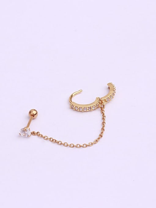 Stud & Huggie Climber Earring